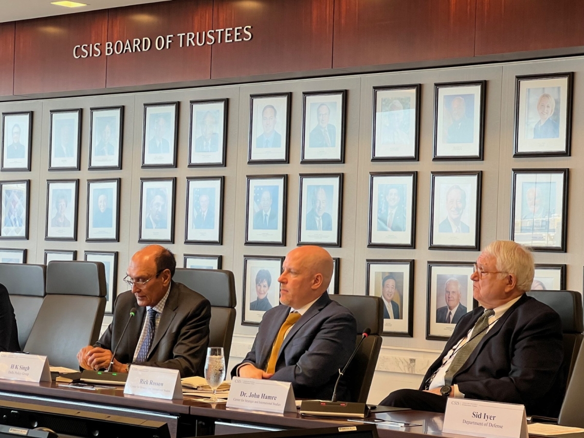 DPG-CSIS Workshop on Future Horizons of India-US Defence Cooperation