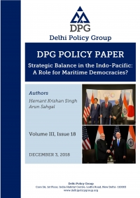 Strategic Balance in the Indo-Pacific: A Role for Maritime Democracies? Strategic Balance in the Indo-Pacific: A Role for Maritime Democracies?
